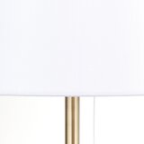 Orion LA 4-1205/1 - Stona lampa sa USB portom LUDWIG 1xE27/40W/230V bela/zlatna | Eponuda.com