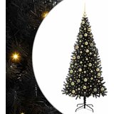  Božićno drvce Crna 210 cm PVC | shoptok.hr