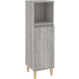 vidaXL Komplet kopalniških omaric 3-delni siva sonoma inženirski les | Shoptok.si