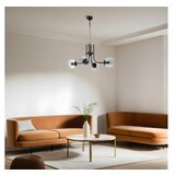 Opviq nevada 4 Lü siyah Füme Camlı avize blackfume chandelier | ePonuda.com