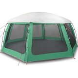  Šator za bazen s uklonjivim letvicama i mrežastim stjenkama Zelena 690 x 690 cm | Shoptok.si