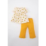 Defacto Baby Girl Floral Blouse Trousers 2 Piece Set cene