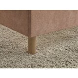Bobochic Paris Prašno rožnata oblazinjena oblazinjena zakonska postelja z letvenim dnom 180x200 cm Mara – | Shoptok.si