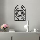 Wallity Zidna dekoracija Window And Crescent - M, 50 x 34 cm, Crna | ePonuda.com
