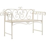  Klupa 132 cm metalna antikna bijela | shoptok.hr