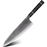 IZMAEL Damaskasti kuhinjski nož TS-37446 - Big Chef / Crna | shoptok.hr