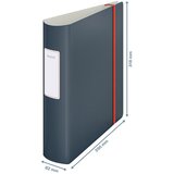 Registrator a4 široki samostojeći 180° cosy leitz 10380089 sivi | shoptok.hr