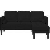  Set sofe s jastukom Crna Poliester 173 x 131 x 67 cm | Shoptok.si