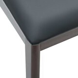  Stolac za blagovanje 2 pcs Svijetlosmeđa i crna Čvrsto drvo | shoptok.hr