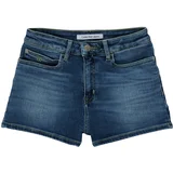 Calvin Klein Jeans Kratke hlače & Bermuda RELAXED HR SHORT MID BLUE Modra