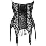Noir Handmade Cami Suspender Power Wet Look and Leo Velvet 2611457 Black XL | shoptok.hr