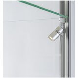  Vitrina, višina 1984 mm, LED-osvetlitev, glava svetilke s Ø 35 mm, ŠxG 400 x 400 mm | Shoptok.si