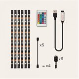 Ksix ColorLed TV traka, 16 RGB boja i 4 dinamička načina boja, daljinski, 3m | shoptok.hr