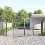  Mrežasta vrtna vrata antracitna 350x175 cm pocinkano jeklo, (20768684) | Shoptok.si