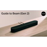 Sonos Beam Gen2 črn soundbar za hišni kino Dolby Atmos - | Shoptok.si
