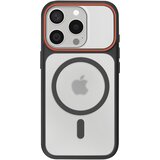 AVIZAR Ovitek MagSafe za iPhone 15 Pro, zadnja stran z dimnim efektom z ojačanim silikonskim okvirjem, Črna, (5000189369) | Shoptok.si