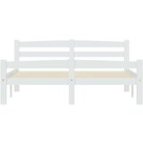  Posteljni okvir bel iz trdne borovine 140x200 cm, (20645927) | Shoptok.si