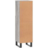 vidaXL Kupaonski ormarić sivi hrast 30x30x100 cm konstruirano drvo | shoptok.hr
