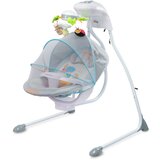 CARETERO Hrošč električni gugalnik siva | Shoptok.si