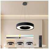 Brilagi led prigušiva luster lumix LED/48W/230V 3000-6000K crna prečnik 50 cm + daljinski upravljač Cene