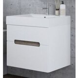 Tboss kopalniška omarica luna 60 cm bela visoki sijaj | Shoptok.si