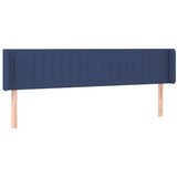 Maison Chic vzglavna omarica - nočna omarica - posteljna omarica z ušesi modro 203x16x78/88 cm blago, (21708664) | Shoptok.si