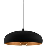 Eglo mogano 1 visilica/1 e27, prom 400, crna/bakar | shoptok.hr