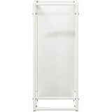  Stalak za drva bijeli 25x25x60 cm Hladno valjani čelik | shoptok.hr