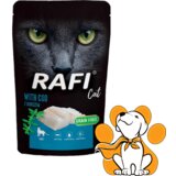 Rafi Cat Grain Free Cod Fish 100g, Vlažna Hrana Sa Bakalarom Za Kožu i Dlaku | Eponuda.com