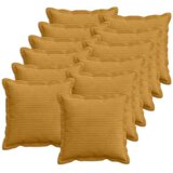  Presvlaka za jastuk 12 kom. HOUTEN Žuta 50 x 50 cm Kord - Žuta 50 x 50 cm 12 | shoptok.hr