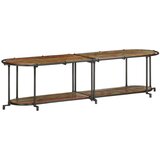 TV ormarić 160x42x40 cm od masivnog obnovljenog drva | Eponuda.com