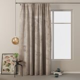 Restilo Bež žametna zavesa AmeliaHome Velvety, 245 x 140 cm | Shoptok.si