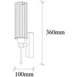 Opviq lights Crna/u zlatnoj boji zidna lampa ø 8 cm Fellini – | shoptok.hr