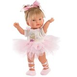 Llorens Llorens: Valeria 28cm velika lutka v oblekici z napisom Happy Birth Day | Shoptok.si