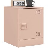  Noćni ormarići 2 kom ružičasti 34,5 x 39 x 44 cm čelični | shoptok.hr