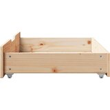  Ladice ispod kreveta s kotačima 2 kom 80x55x17 cm od borovine | shoptok.hr