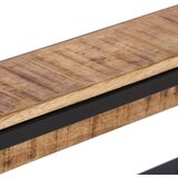  Stalak za kapute 87 x 10 x 27 cm masivno grubo drvo manga | shoptok.hr