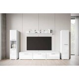 MID.YOU Dnevni Regal Bogota Xl, Bela, Visoki Sijaj, 4-Delno | Shoptok.si