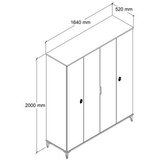 Hanah home garderober neva 6402 | Eponuda.com