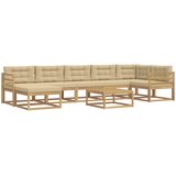  Set vanjskih sofa 8 pcs Bijela i bež | Eponuda.com