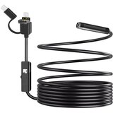 AVIZAR Endoskop za pametni telefon in računalnik, vodoodporen IP67, USB-C / mikro USB / kamera z več vrati - dolžina 3,5 m, (5000277704) | Shoptok.si