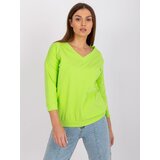 BASIC Feel Good Blouse-RV-BZ-7542.41X-fluo green | Shoptok.si