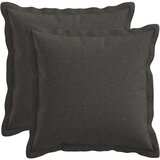  Presvlaka za jastuk 2 pcs HOUTEN Tamnosiva 45 x 45 cm | shoptok.hr