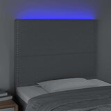  Uzglavlje svjetlosivo 100x5x118/128 cm od tkanine | shoptok.hr