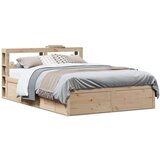  Okvir za krevet s uzglavljem 150 x 200 cm borovina | shoptok.hr