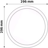 Avide ALU LED vgradni panel okrogli 24W nevtralno beli 4000K | Shoptok.si