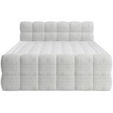 Premium Living Postelja Boxspring Brisbane, Sivobela, 120x200 | Shoptok.si