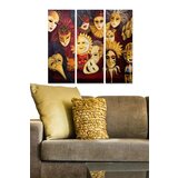 Wallity MDF136447223 multicolor decorative mdf painting (3 pieces) | ePonuda.com
