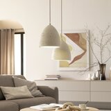 SCHÖNER WOHNEN 12540-42 - Luster na sajli TRAVENTA 1xE27/40W/230V prečnik 21 cm beton | Eponuda.com