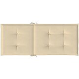  Jastuci za vrtne stolice 4 kom bež 120 x 50 x 3 cm od tkanine | shoptok.hr